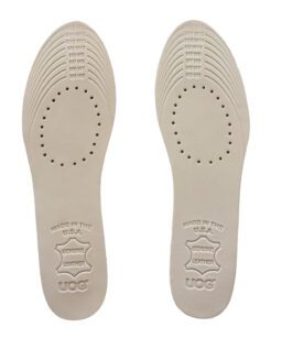 UOG (United One) Genuine Leather Insoles for Men & Women – 5-in-All Wellness Leather Insoles. The World’s First Award Winning at CES 2026! Ultra-Thin, Odor-Free Fit with Black Diamond Carbon | Trim-to-Fit for Dress Shoes & Heels | 100% Cowhide Leather | Made in The USA